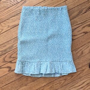 Abercrombie Blue Ruffled Women's Skirt